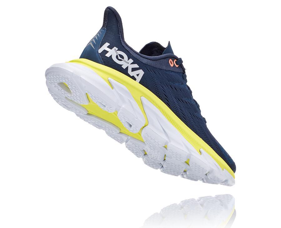 Tenis Hoka One One Mujer Azul Marino - Clifton Edge - ZFHC43016